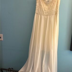 Deb Cream Lace Dress